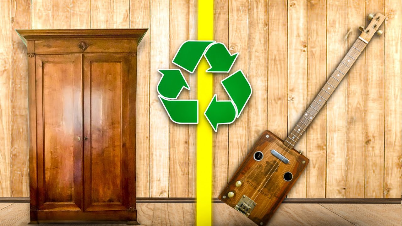 J'ai transformé une ARMOIRE en CIGARBOX GUITARE