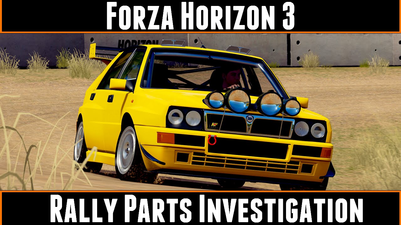 Forza Horizon 3 Rally Parts Investigation