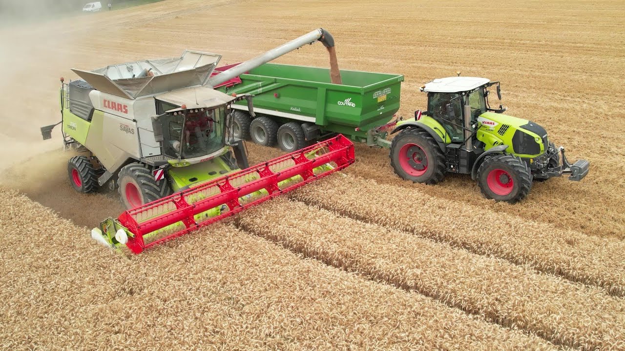 😍Trion 730 flambant neuve à la moisson 2023 | Axion 810😎