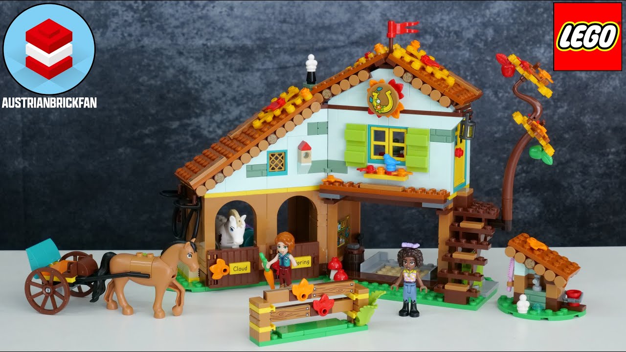 LEGO Friends 41745 Autumn's Horse Stable - LEGO Speed Build Review