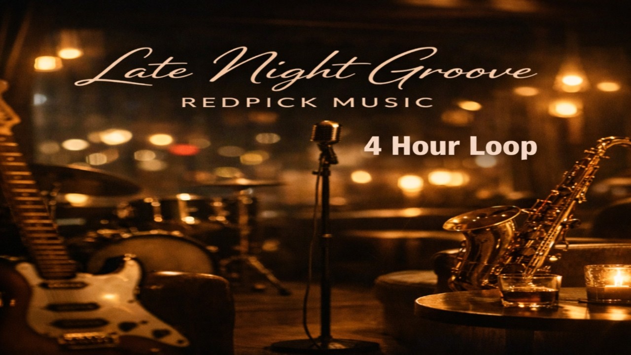 Late Night Groove – Smooth Guitar Instrumental | 4 Hour Loop