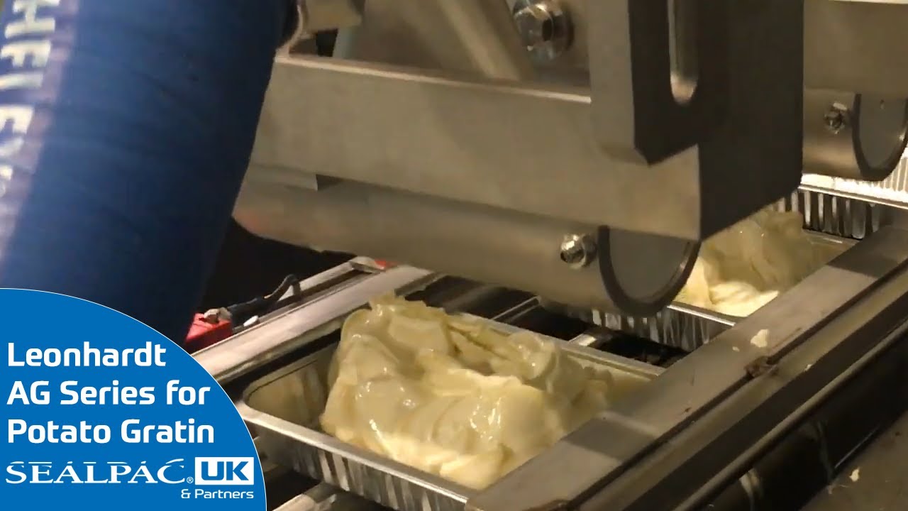 Leonhardt AG Series Depositor for Potato Gratin | Ready Meal Processing