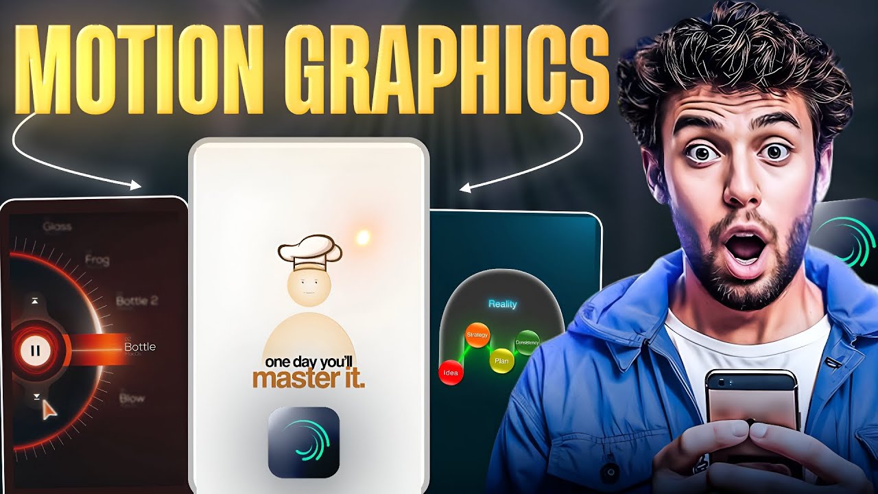 How to Make Viral UI Motion Graphics in Alight Motion Full Tutorial (Part - 4)