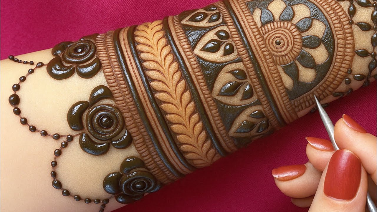 Simple 3d Mehndi Design ll New 3d Full Hand Mehndi Design ll Bridal Mehndi Design ll Mehndi Design