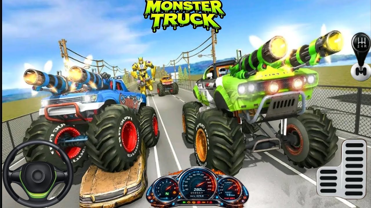 New Game  Monster Truck || 4x4 Monster Truck games || Android gameplay || 3D monster game #monster#2