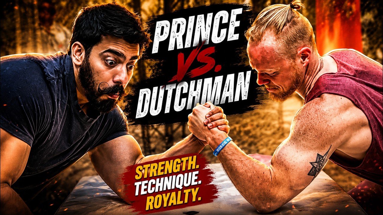 Armwrestling ft. Yuvraj Bhavnagar | Prince vs. Dutchman