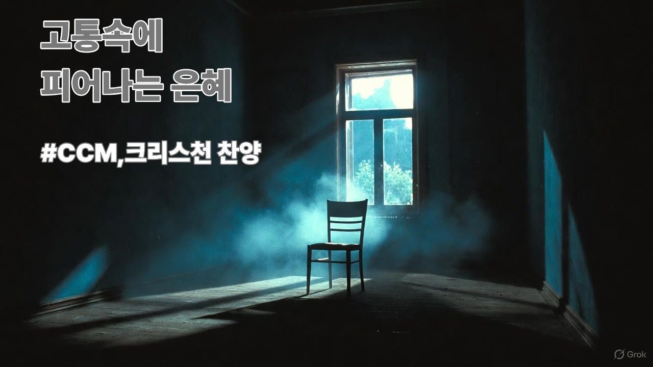 고통 속에서도 피어나는 은혜 | 이유 없는 고통 가운데 함께하시는 하나님 찬양