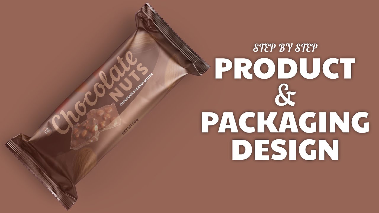 How To Design A Chocolate Bar - Package Design and Product Design – Illustrator Tutorial