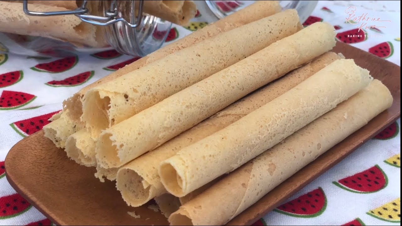 Flaky Egg Roll Cookies 松化鸡蛋卷