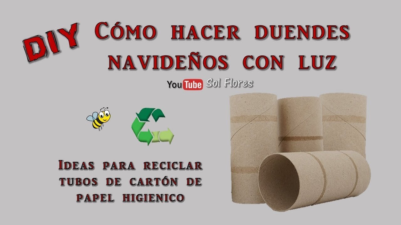 DIY Cómo hacer duendes navideños con luz