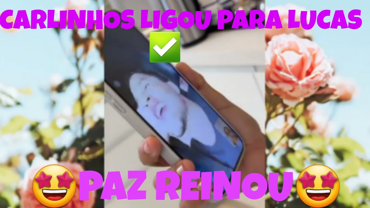 🌼LUCAS GUIMARÃES CONVERSA COM CARLINHOS MAIA E FAZ AS PAZES COM VANESSA🌼