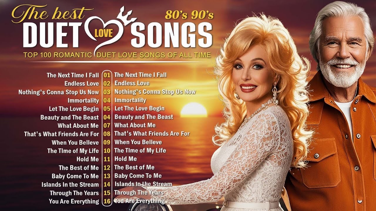 Legendary Duet Love Songs🎵 Love Songs 80s 90s🌹 Celine Dion, James Ingram, Kenny Rogers