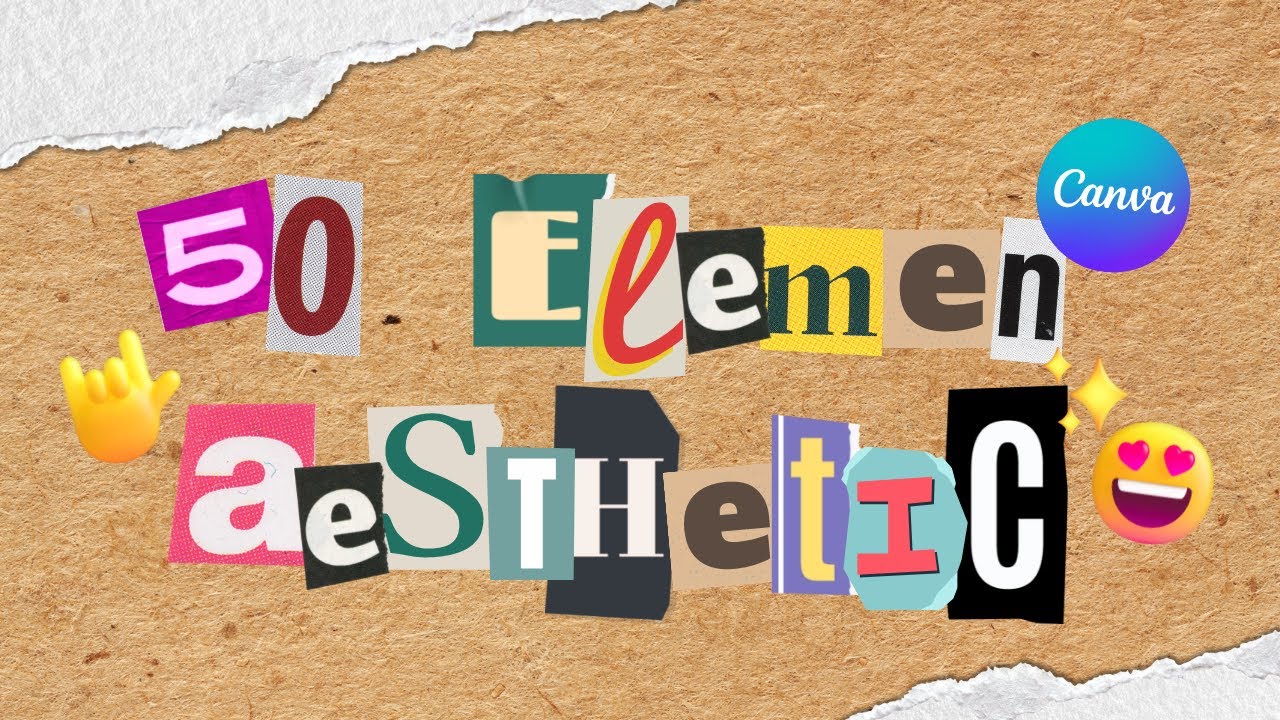 50 Elemen Aesthetic di Canva FREE!!! | Wajib Save Sih ygy~