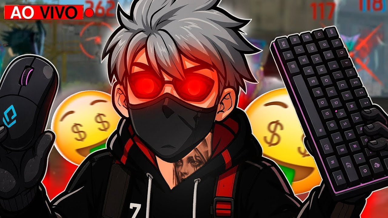 ALTAS MADRUGAS BROTAAA !🔥 FREE FIRE AO VIVO! 🔥 RANK🔥SALINHA 🔥