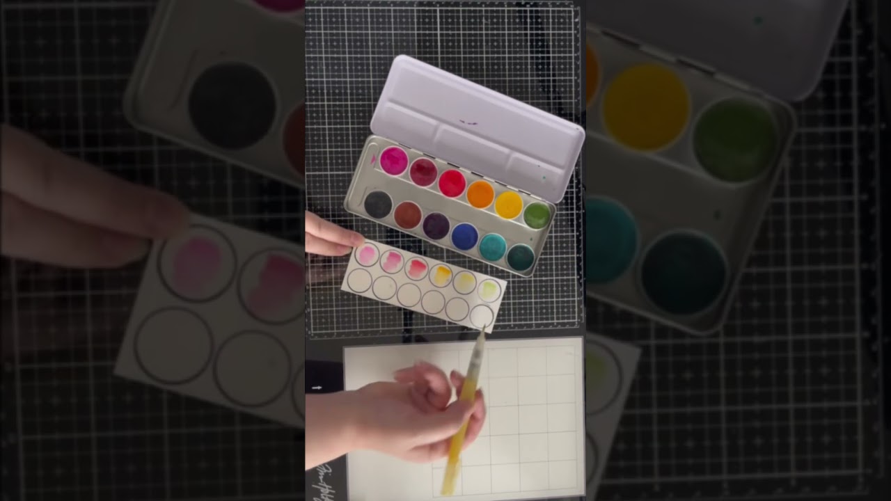 Altenew - Mennys Bastelshop #watercolorswatches #watercolorpalette #altenew