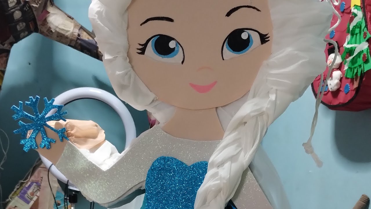 como hacer piñata de Elsa frozen ❄️❄️❄️❄️❄️❄️❄️❄️❄️❄️❄️❄️