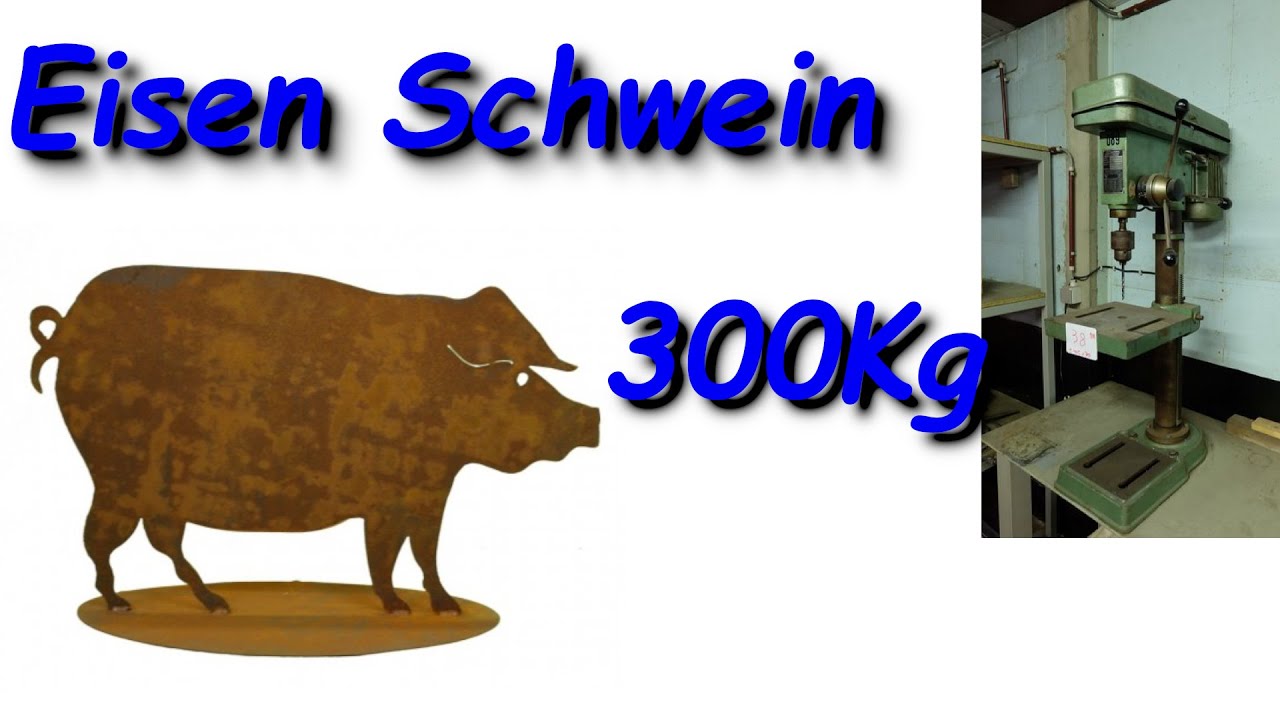 Ermaco THD20 Eisenschwein 300 kg Standbohrmaschine