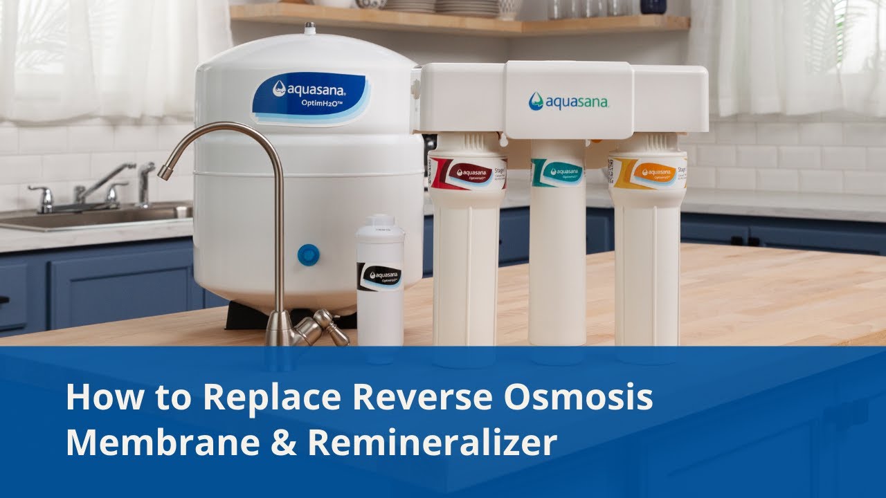 How to Replace the Aquasana Reverse Osmosis Membrane Cartridge and Remineralizer Filter