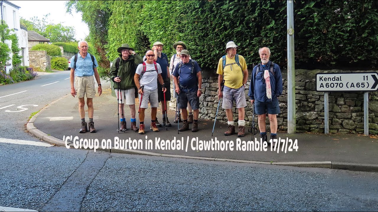Sefton Road Ramblers C Group on Burton in Kendal / Clawthorpe Ramble 17/7/24