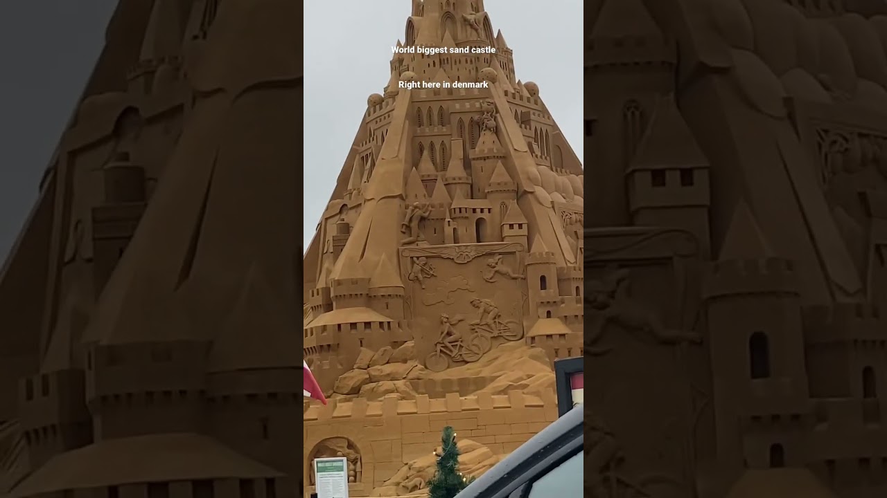 Worlds biggest sand castle here in denmark!