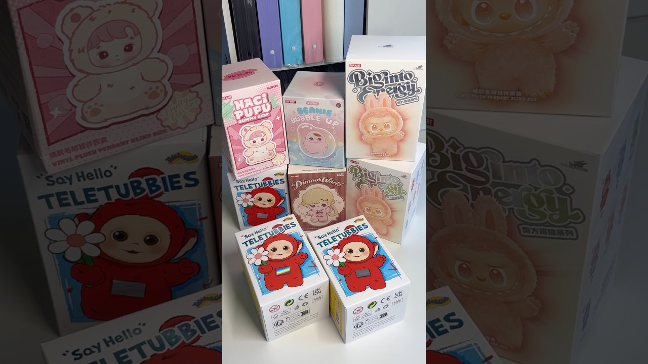 big popmart blind box haul (not financially responsible) #labubu #pucky #hacipupu #popmart #blindbox