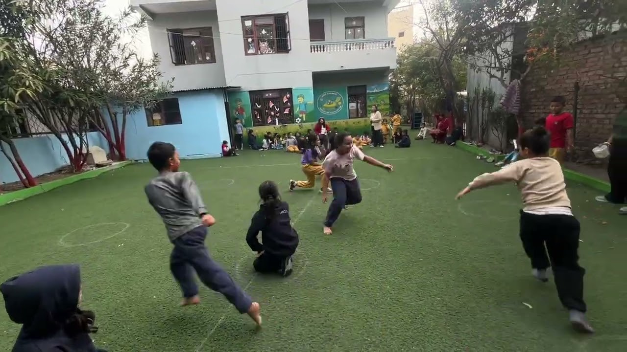 Playground Power: Energetic Kids in Action
