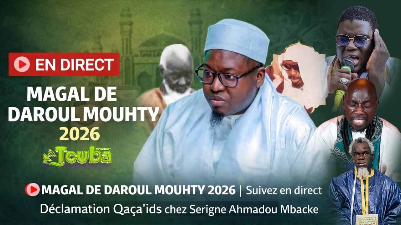 🔴LIVE DAROU MOUHTY | Suivez en direct Déclamation Qaça'ids chez Serigne Ahmadou Mbacke Daroul Mouhty