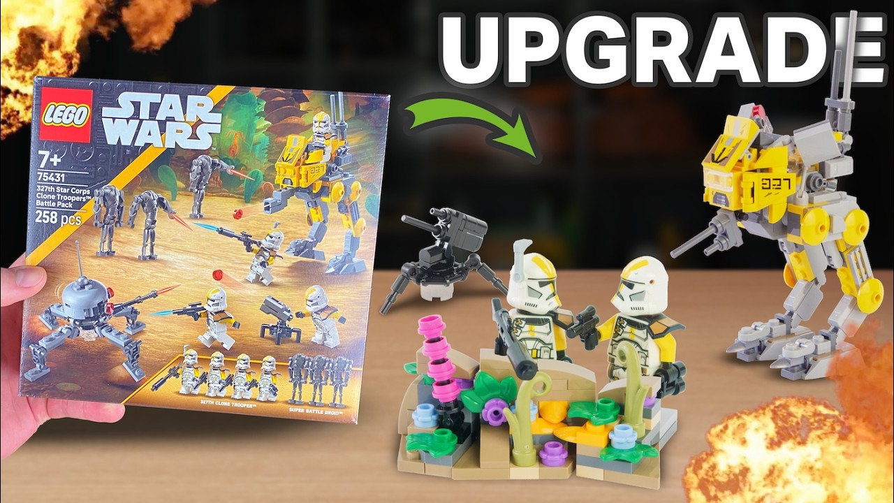 I'm rescuing your new LEGO 327th Battle Pack! 😱🔥 LEGO Star Wars 75431 Battle Pack Fix