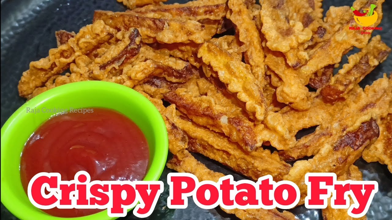 Crispy Potato Fry | Potato | Alo Recipe  | Potato Fry Recipes | Potato Pakoda@RajaCookingRecipes