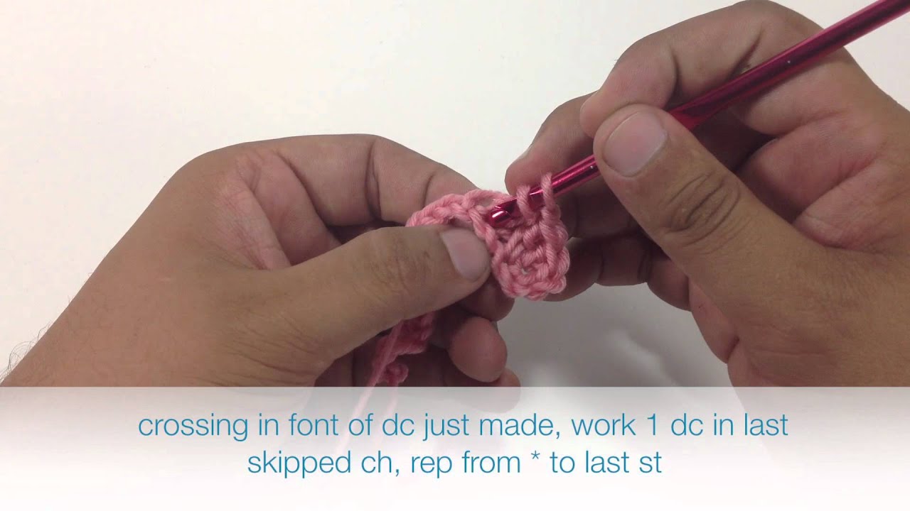 How to Crochet the Cross Double Crochet Stitch