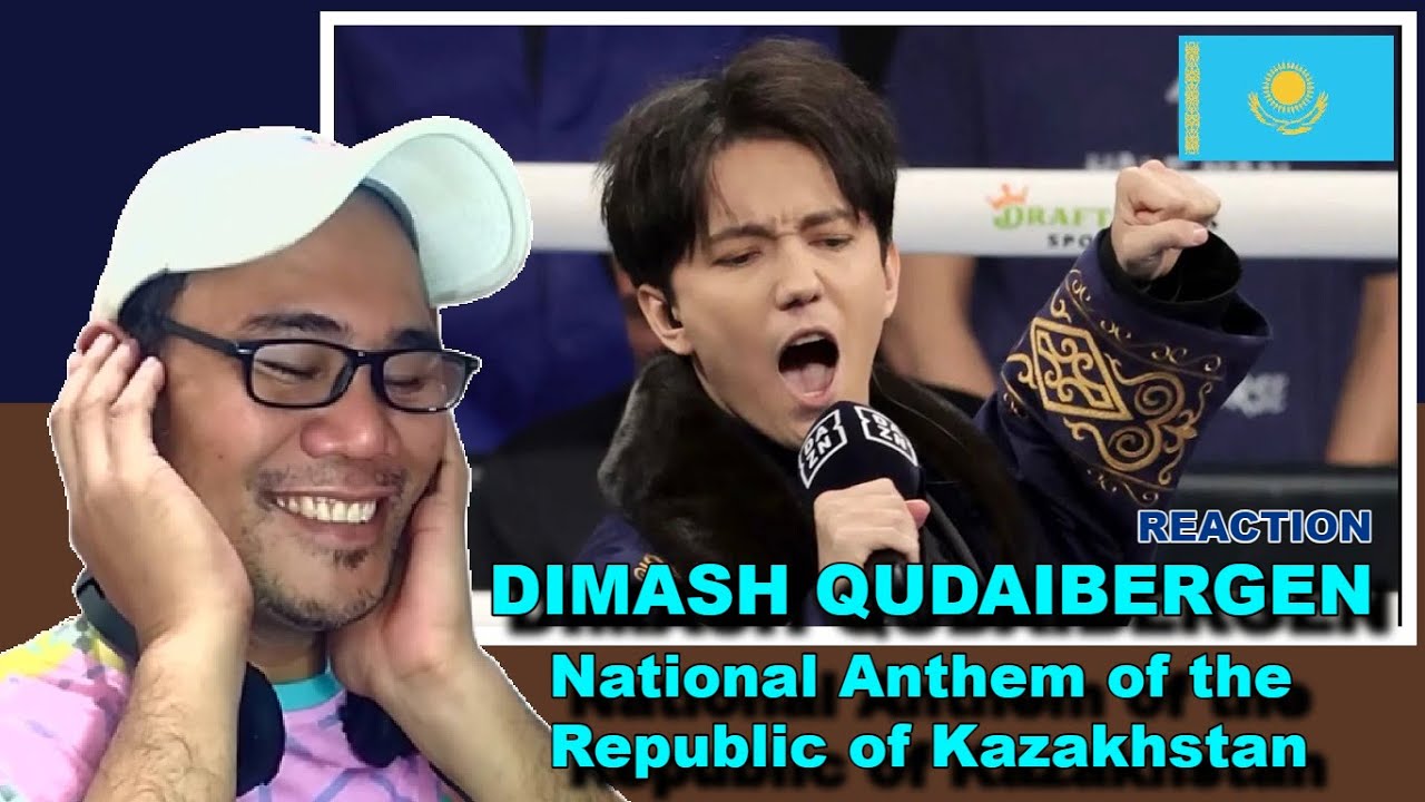 DIMASH QUDAIBERGEN - National Anthem of the Republic of Kazakhstan REACTION