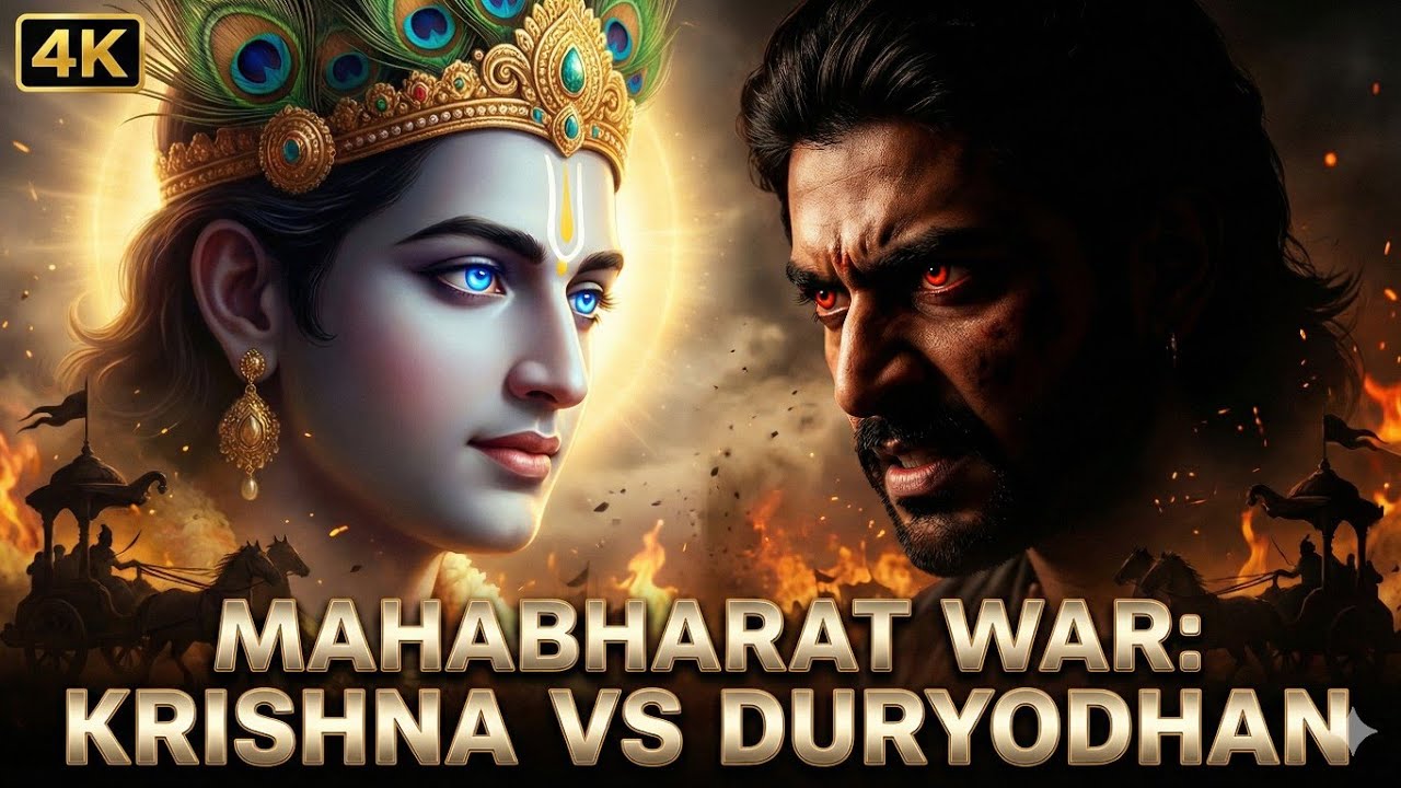 निष्पक्ष कौन? कृष्ण या युद्ध | Krishna vs Duryodhan | Mahabharat #Krishna #Mahabharata #Duryodhan  