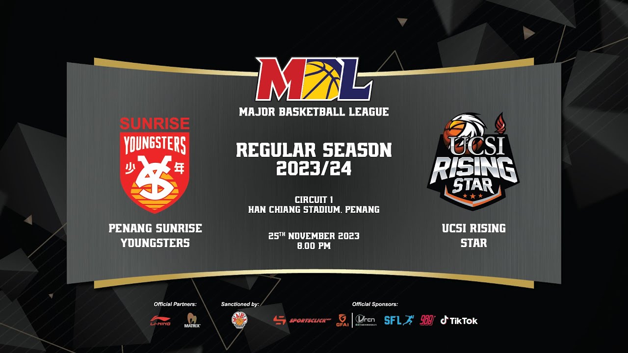 [LIVE] MBL Regular Season 2023 | G4 |  Penang Sunrise Youngsters vs UCSI Rising Star