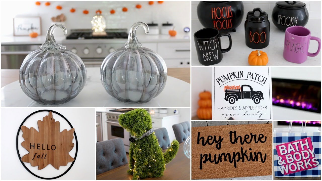 FALL DECOR HAUL + HOME DECOR | HOMEGOODS, TARGET, BATH & BODY WORKS, JOANNS, RAE DUNN | FALL 2020
