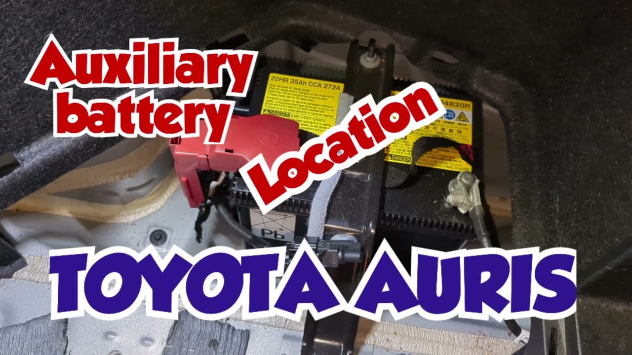 2018 Toyota Auris Auxiliary Battery Location #toyota #battery #location