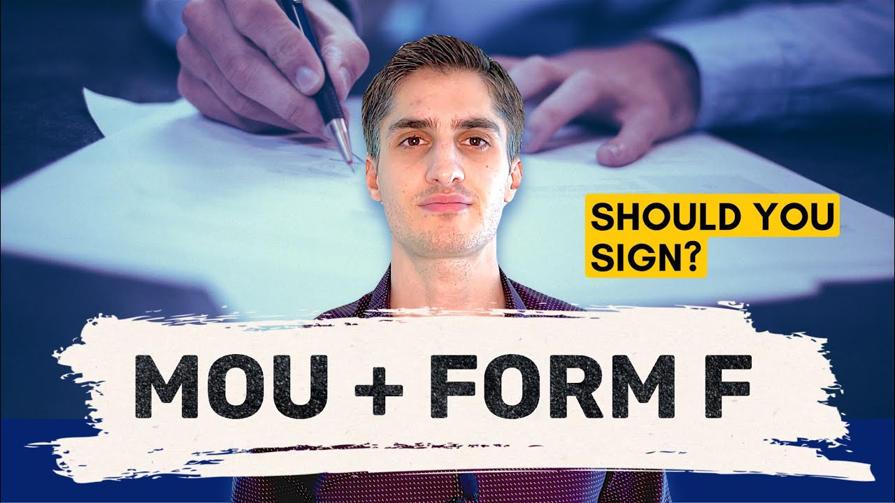 What is Contract F, MOU in Dubai Real Estate?