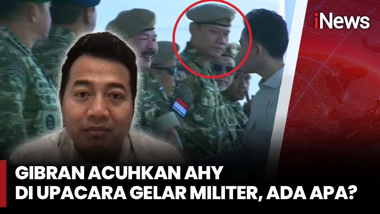 Gibran Acuhkan AHY saat Upacara Kehormatan? Pengamat Politik: Bahlil Juga Tak Disalami |iNews Room