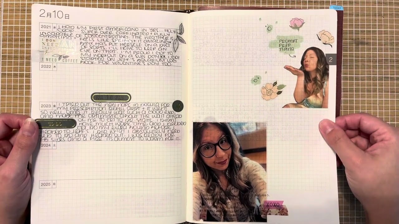 January - June 2023 Hobonichi 5 Year Flip Through
