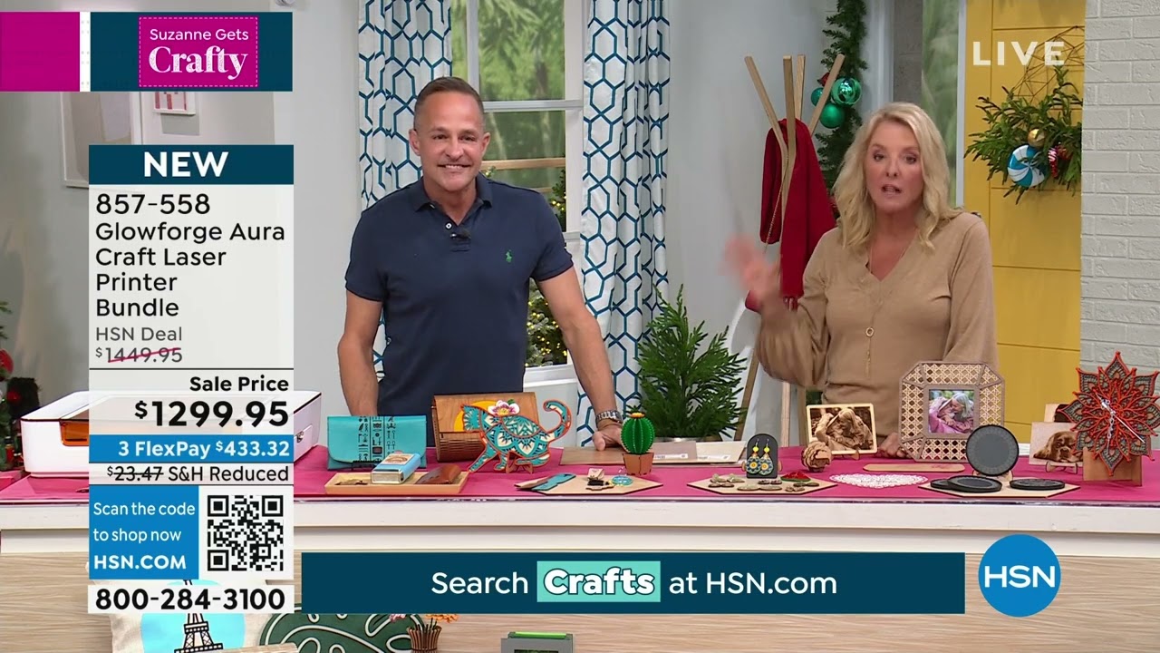 Glowforge Aura Craft Laser Printer, Gift Certificate and...
