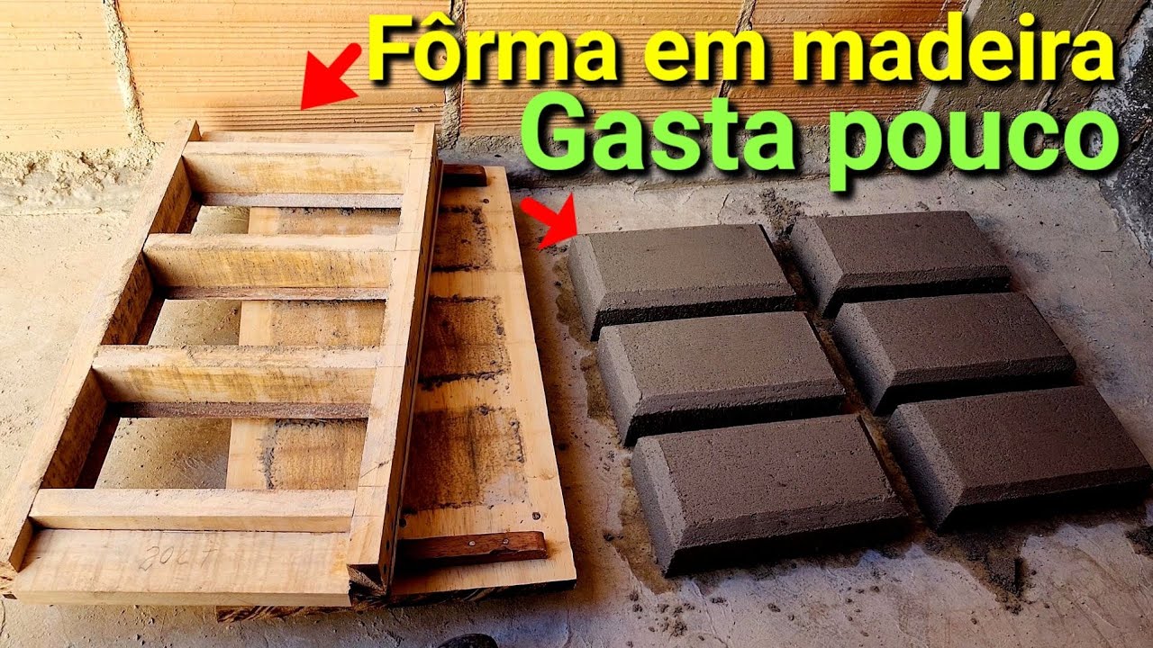 Fôrma de Paver fácil de Fazer em Madeira passo a passo!