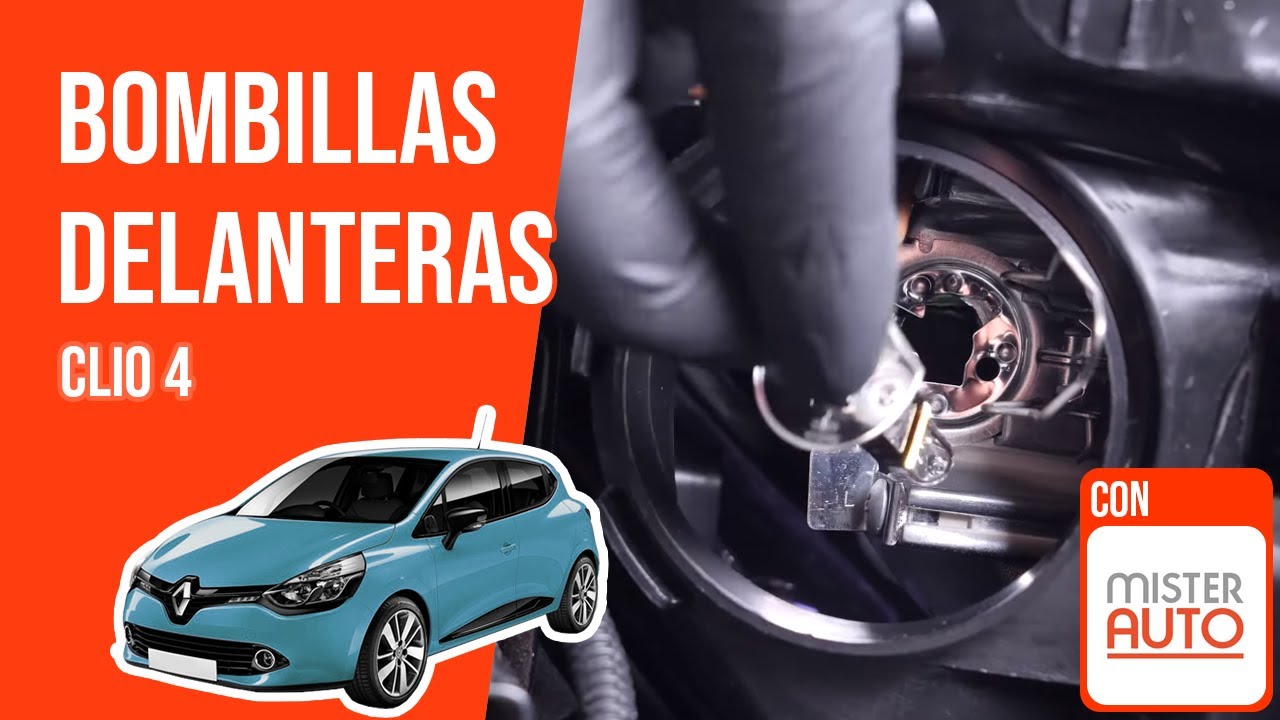 Cómo cambiar las bombillas delanteras Clio 4 💡