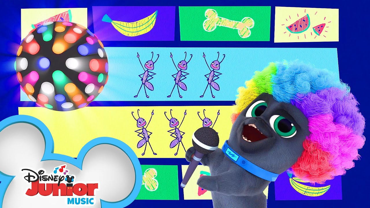 Playcare Picnic Party 🎈| Music Video | Puppy Dog Pals | Disney Junior