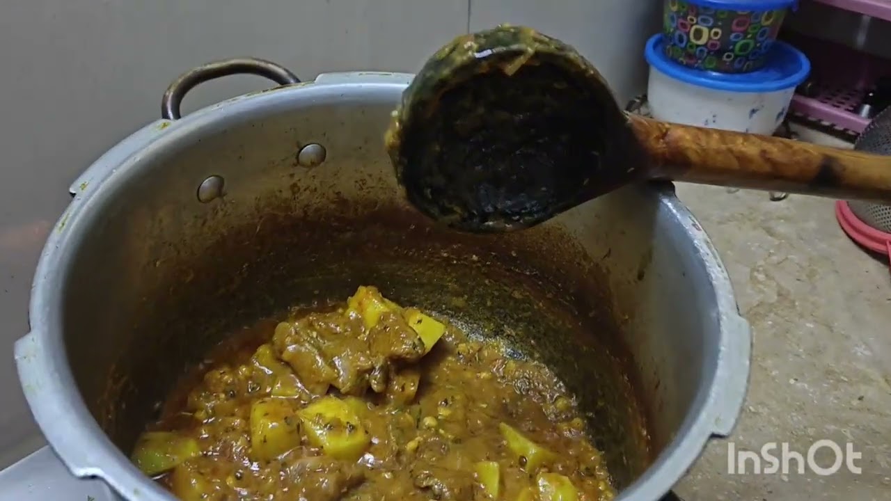 Mutton aloo gosht😋