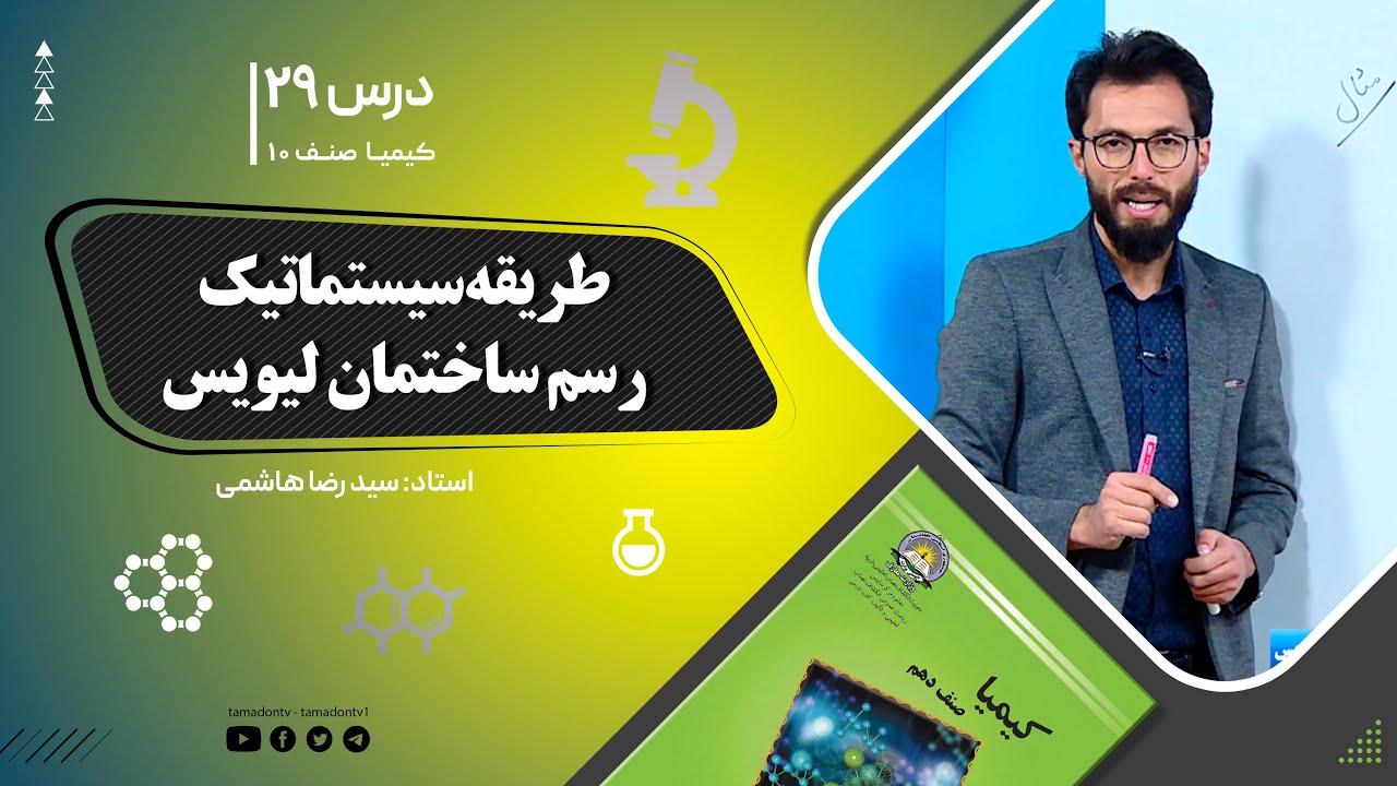 کیمیا صنف دهم– جلسه بیست ونهم– موضوع: طریقه سیستماتیک رسم ساختمان لیویس -26-9-1401