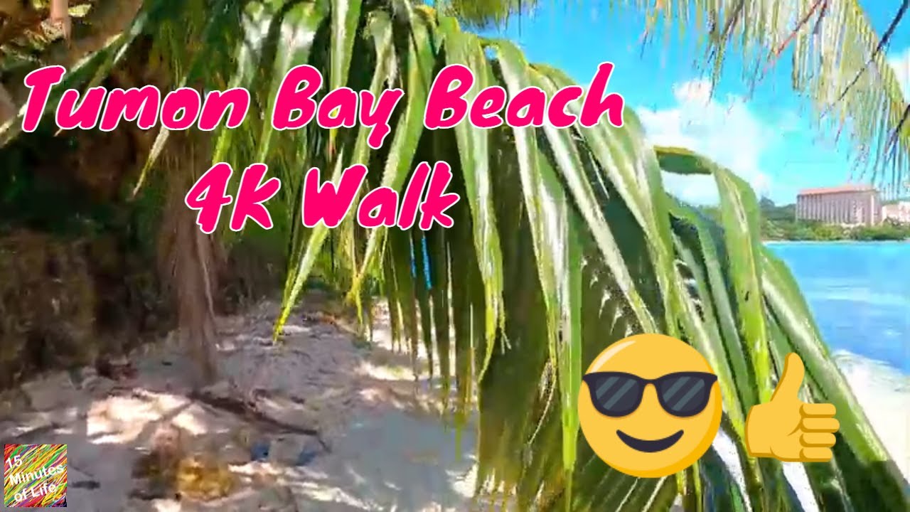 Tumon Bay Beach, Guam 4K Walk - Summer 2021 [Vlog Pilot Episode]