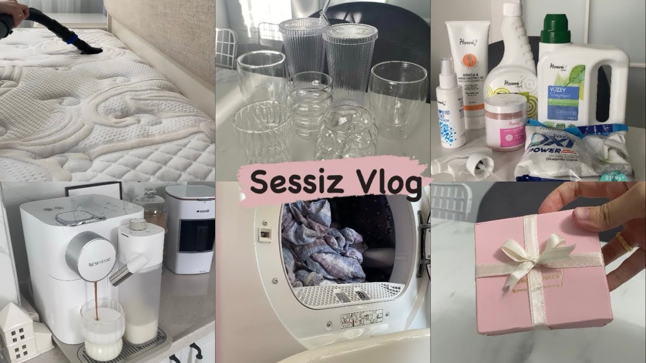 SESSİZ VLOG|KPSS ÇALIŞTIĞIM BİR GÜN|KENDİME HEDİYE ALDIM|BİRLİKTE KAHVE YAPALIM|HOMM BİTKİSEL KARGOM