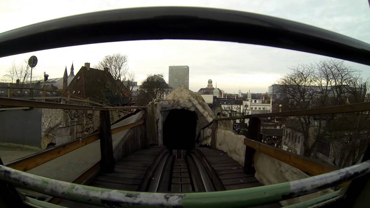 Rutschebanen(Tivoli) - Winter 2013 GoPro Front Seat POV