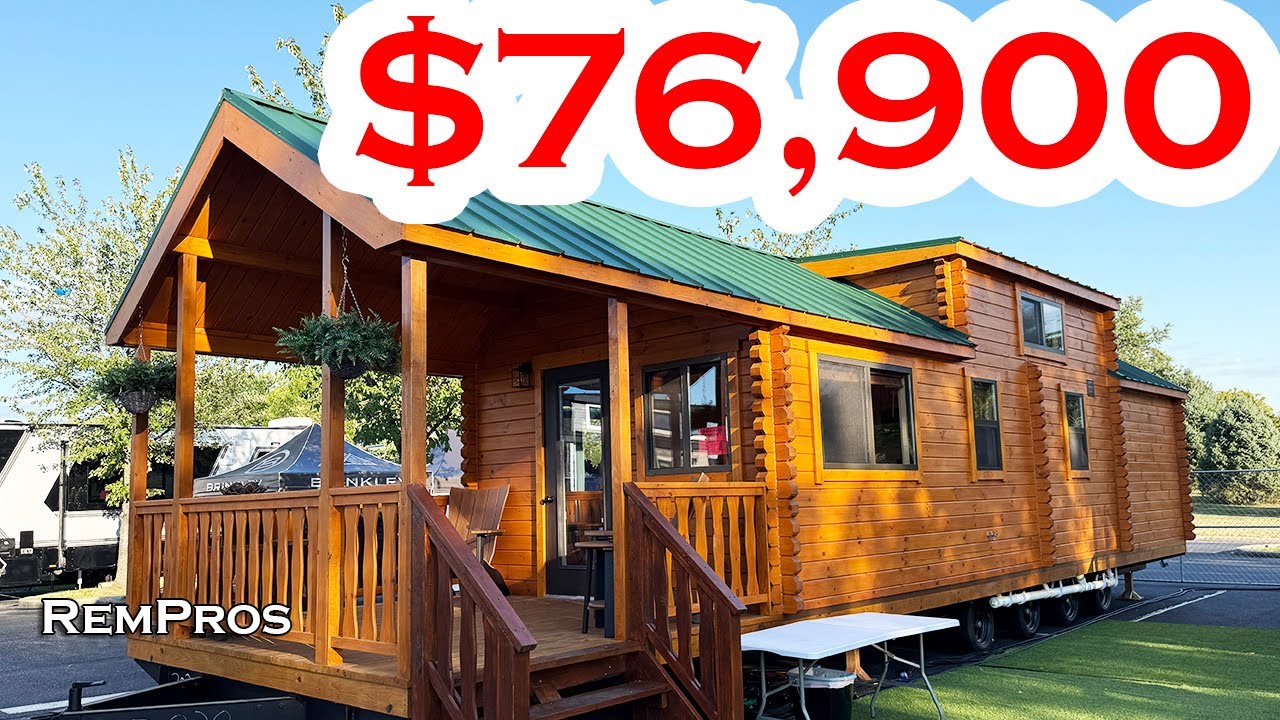 Under $77K  Lancaster Sierra Log Cabin with Loft