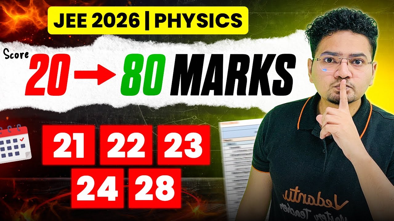 How to Score 80+ in JEE Physics ?🔥Shift Wise Paper Attempting Strategy | JEE Mains 2026 | Abdul Sir