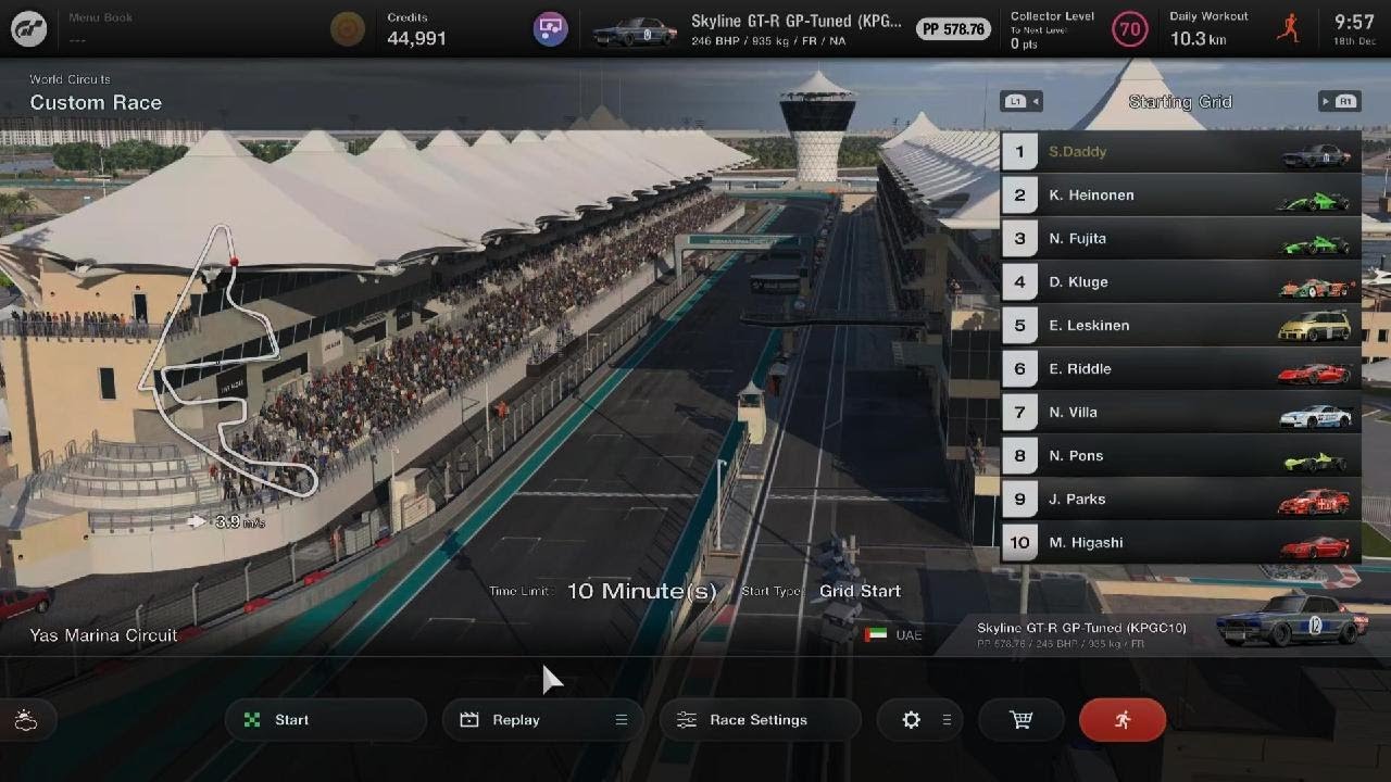 GT7 10 minutes spectating at Yas Marina pt.2